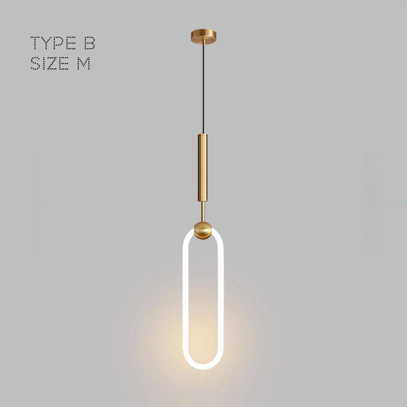 Тип B. Размер M. Цвет Латунь. Теплый свет