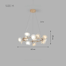 Кольцевые люстры и светильники JULY BLOSS Ring chandelier