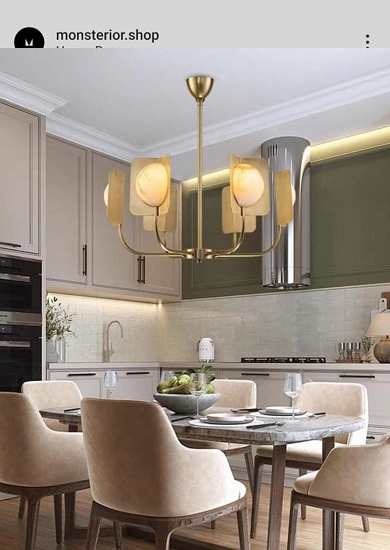 Люстра Golden petals 6L