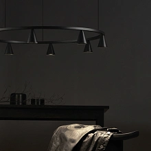 Кольцевые люстры и светильники FARLAND RING