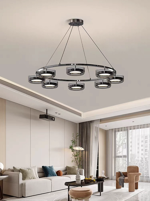 Кольцевые люстры и светильники DEVON RING Ring chandelier