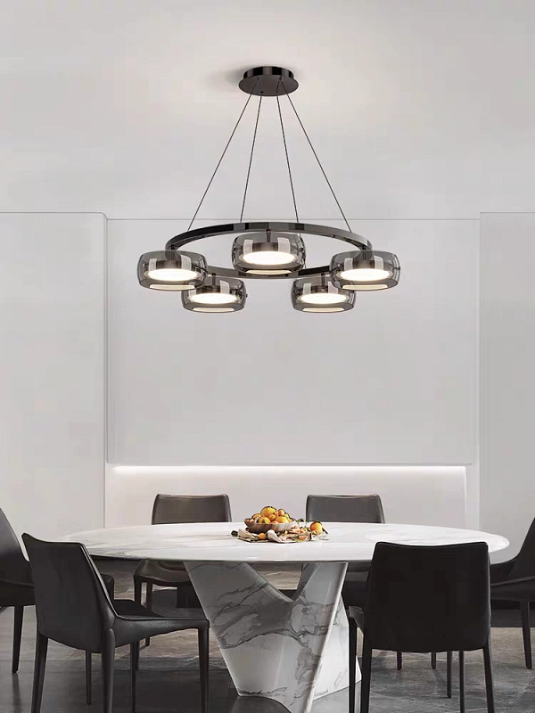 Кольцевые люстры и светильники DEVON RING Ring chandelier
