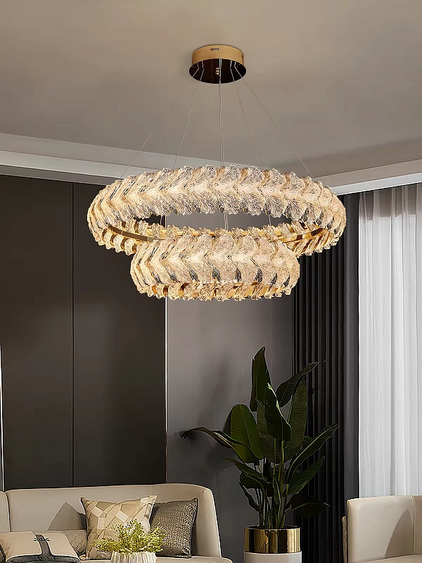 Кольцевые люстры и светильники JASKA Ring chandelier