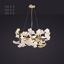 Кольцевые люстры и светильники JULIETTA CH