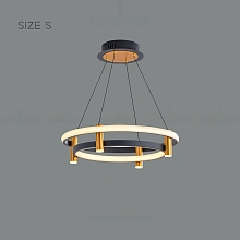 Кольцевые люстры и светильники GISELLA