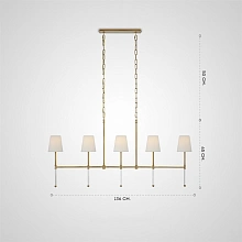 Реечный, рядный светильник DEMIAN LONG Linear light