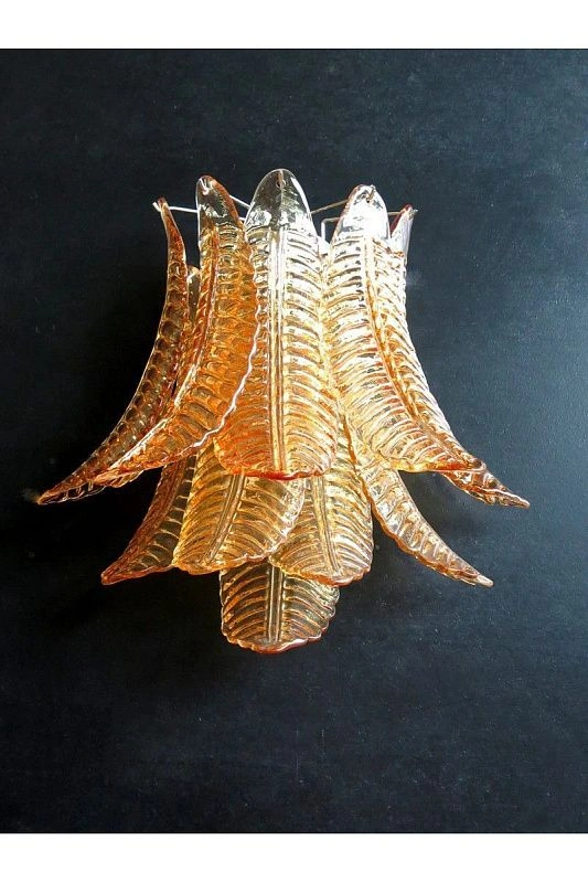 Настенный светильник Murano Wall Lamp 10 Yellow Felchi Glass