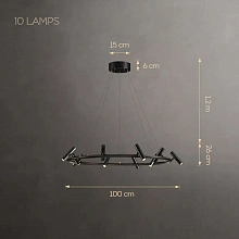 Кольцевые люстры и светильники LEEDS RING