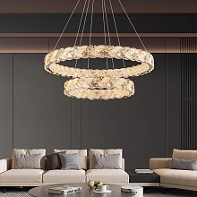Кольцевые люстры и светильники ERHARD WAVE Ring chandelier