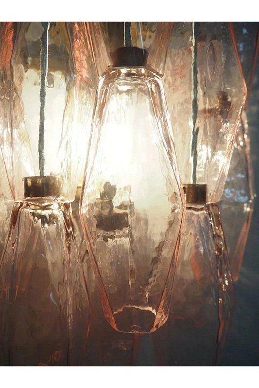 Настенный светильник Murano Wall Lamp 17 Smoke Poliedri Glass