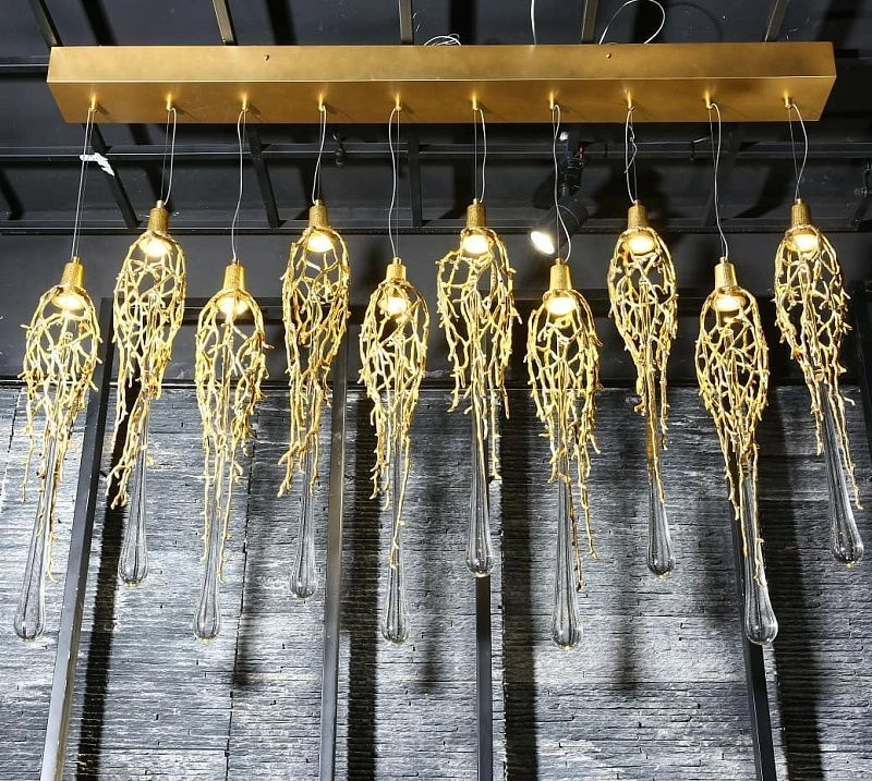 Реечный, рядный светильник Serip Liquid Single 1