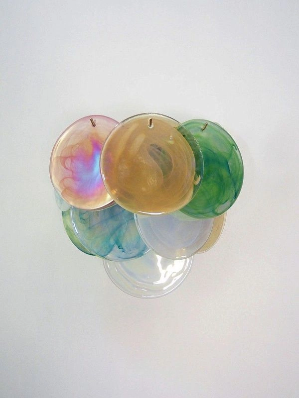 Настенный светильник Murano Wall Lamp 10 Multicolor Disk Glass