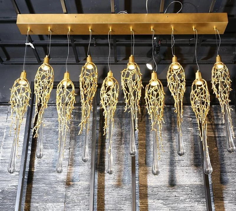 Реечный, рядный светильник Serip Liquid Single 1