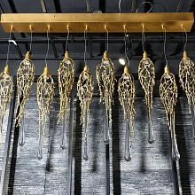 Реечный, рядный светильник Serip Liquid Single 1