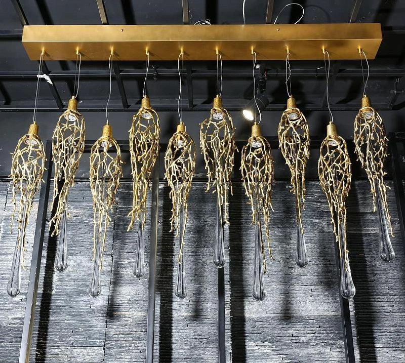 Реечный, рядный светильник Serip Liquid Single 1