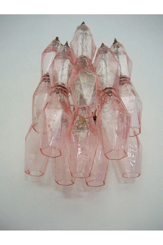 Настенный светильник Murano Wall Lamp 17 Pink Poliedri Glass