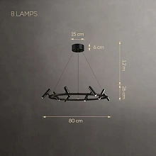 Кольцевые люстры и светильники LEEDS RING