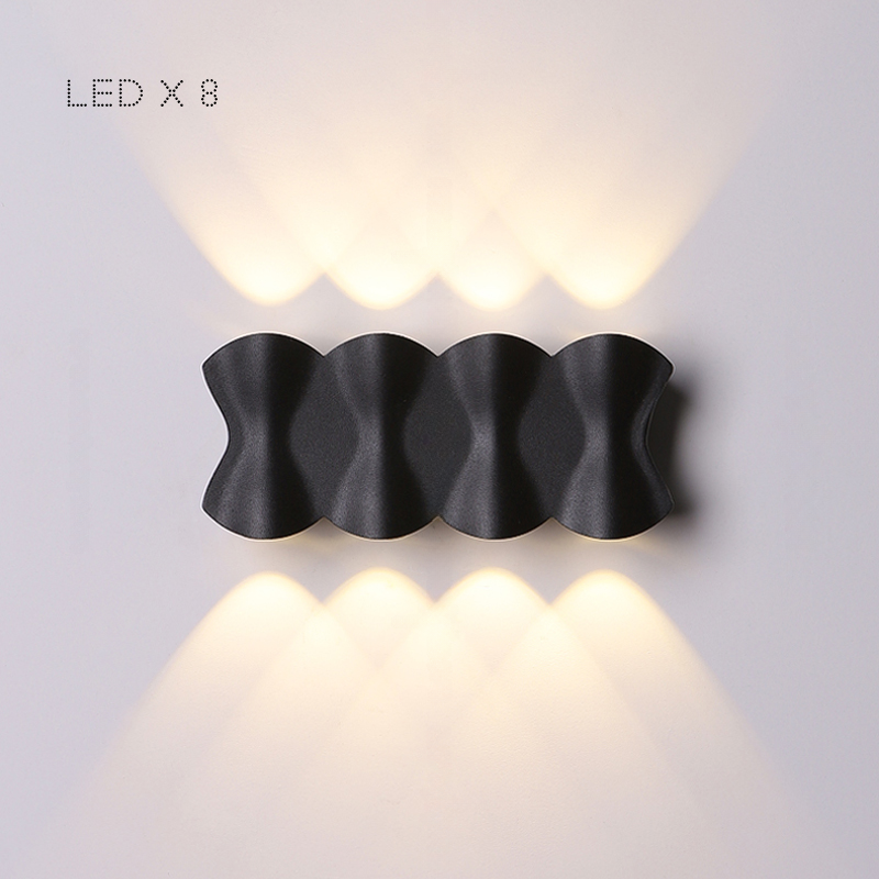 8 ламп. Цвет Черный