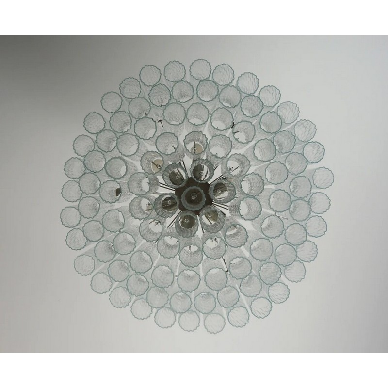 Винтажная люстра Murano Chandelier 101-01 Clear Glass Tubes