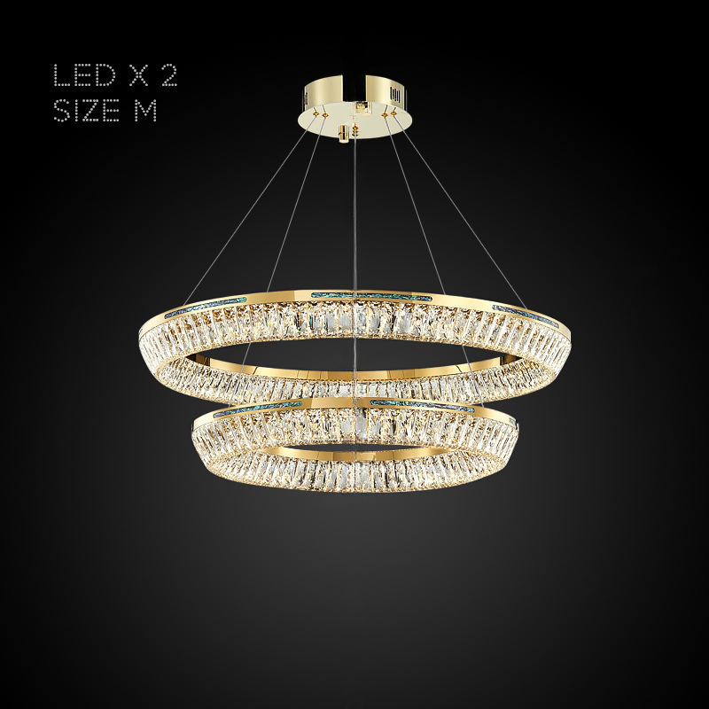 Кольцевые люстры и светильники GERTRUDA LUX