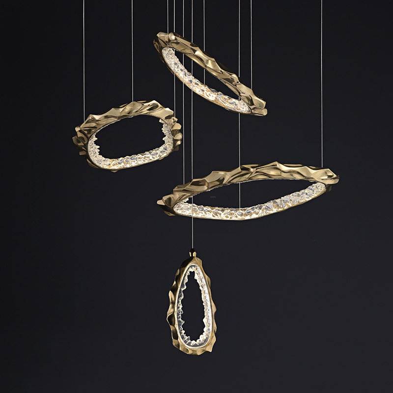 Кольцевые люстры и светильники IVALD RING