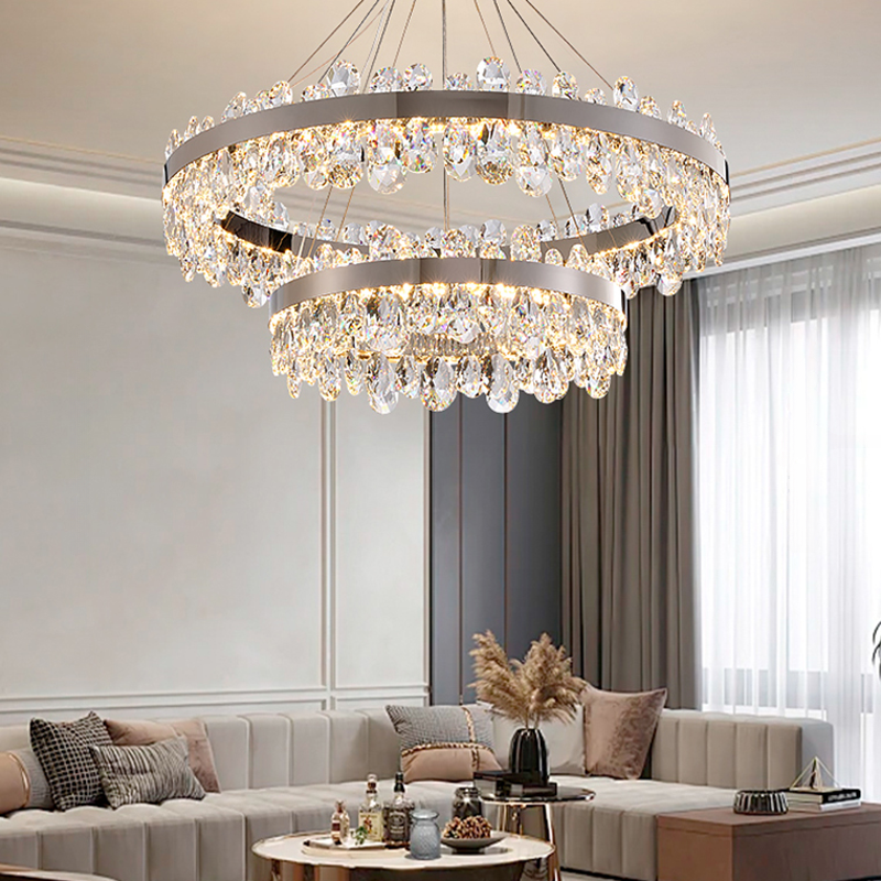Кольцевые люстры и светильники RITZY
