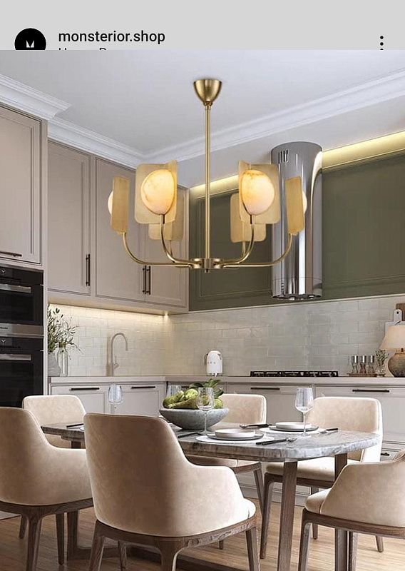 Люстра Golden petals 6L