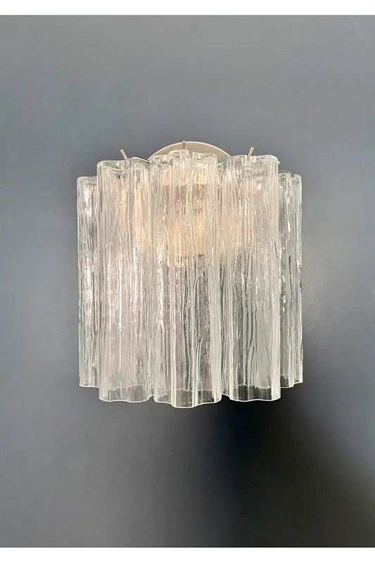 Настенный светильник Murano Wall Lamp 5 Clear Tube Glasses