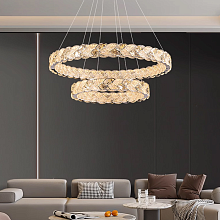 Кольцевые люстры и светильники ERHARD WAVE Ring chandelier