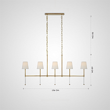 Реечный, рядный светильник DEMIAN LONG Linear light