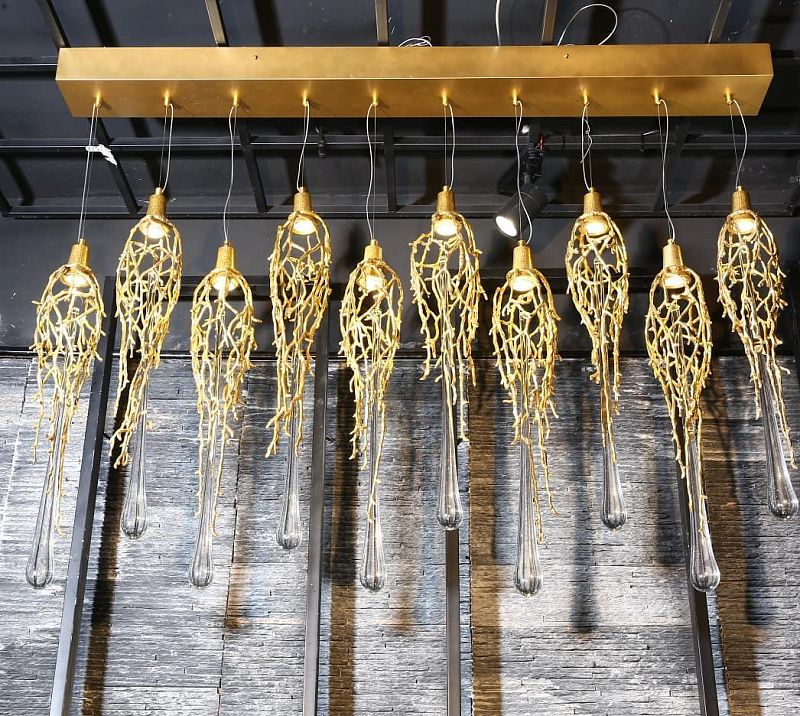 Реечный, рядный светильник Serip Liquid Single 1