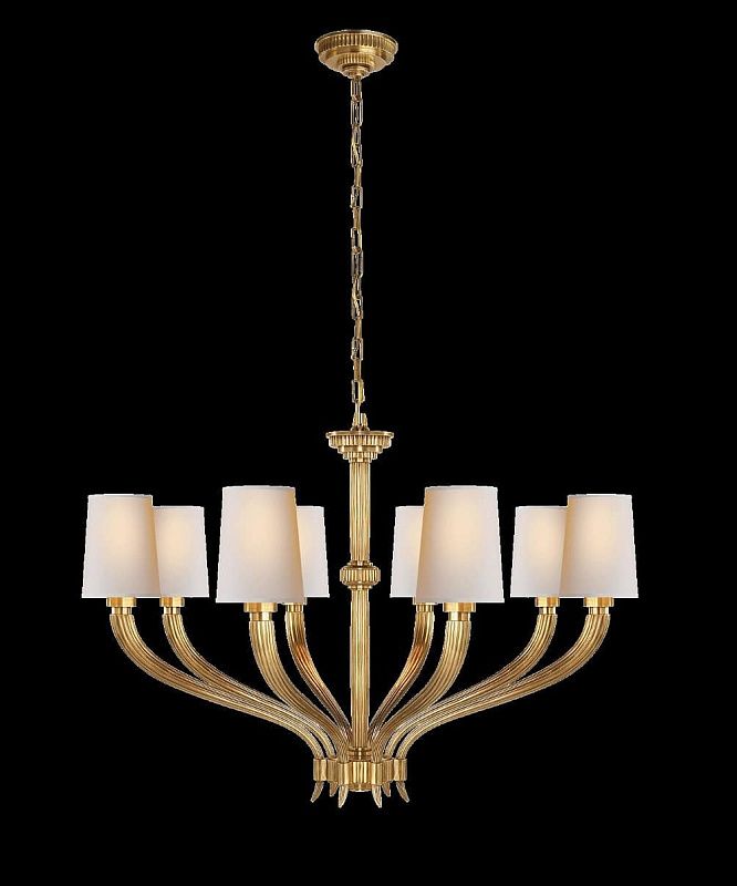Люстра Visual Comfort RUHLMANN LARGE GOLD 8L